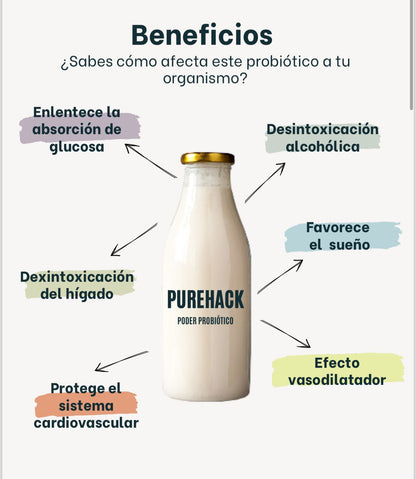 Probiótico PUREHACK (pack 6 botellas 250ml)