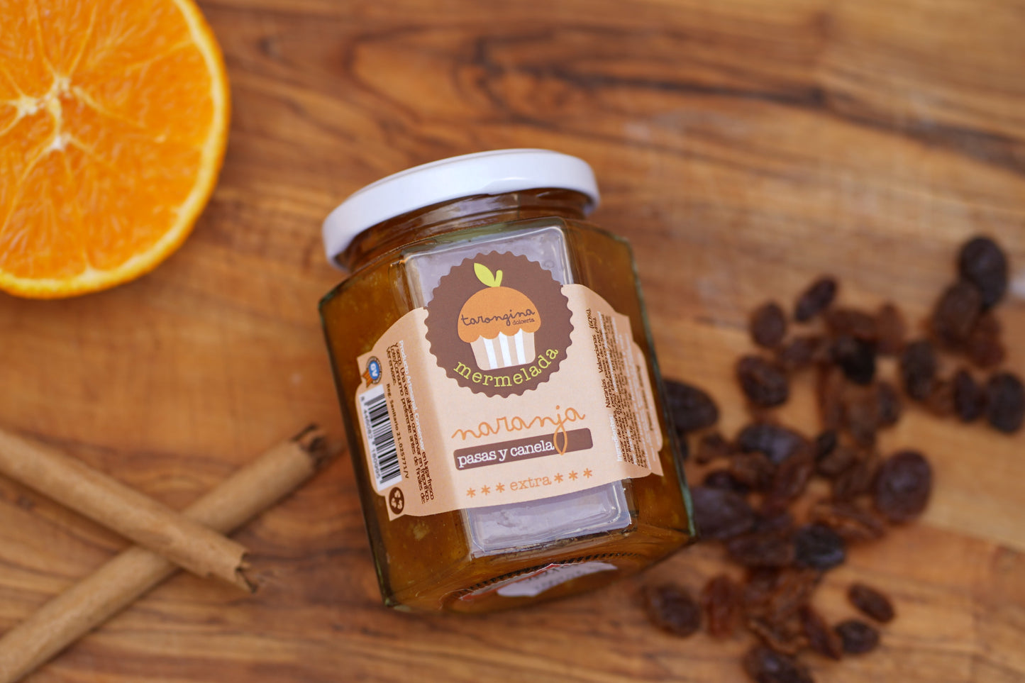 Mermelada de naranja Pasas y Canela 420 g